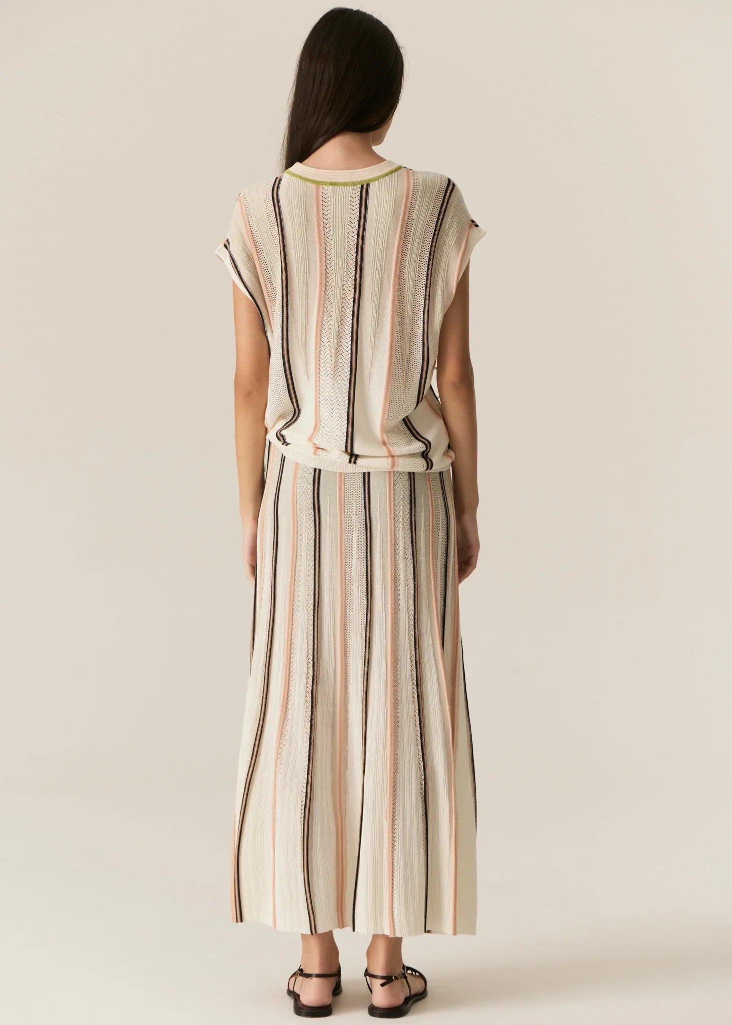 POL | Tedd Knit Skirt | Natural/Ivory