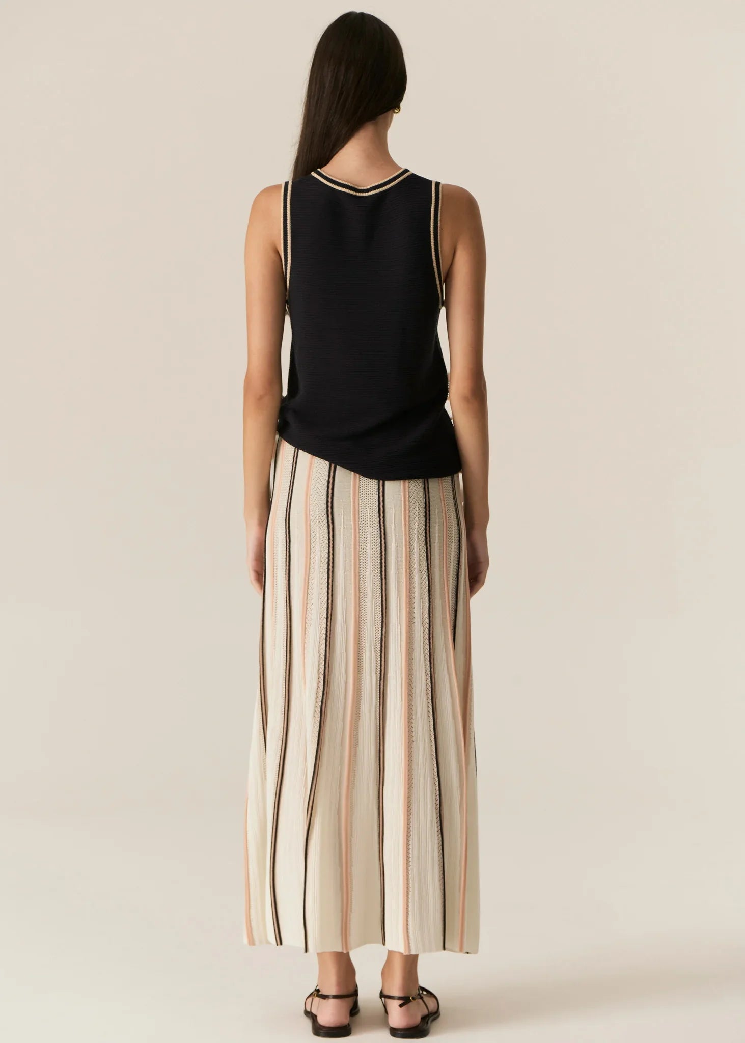 POL | Tedd Knit Skirt | Natural/Ivory