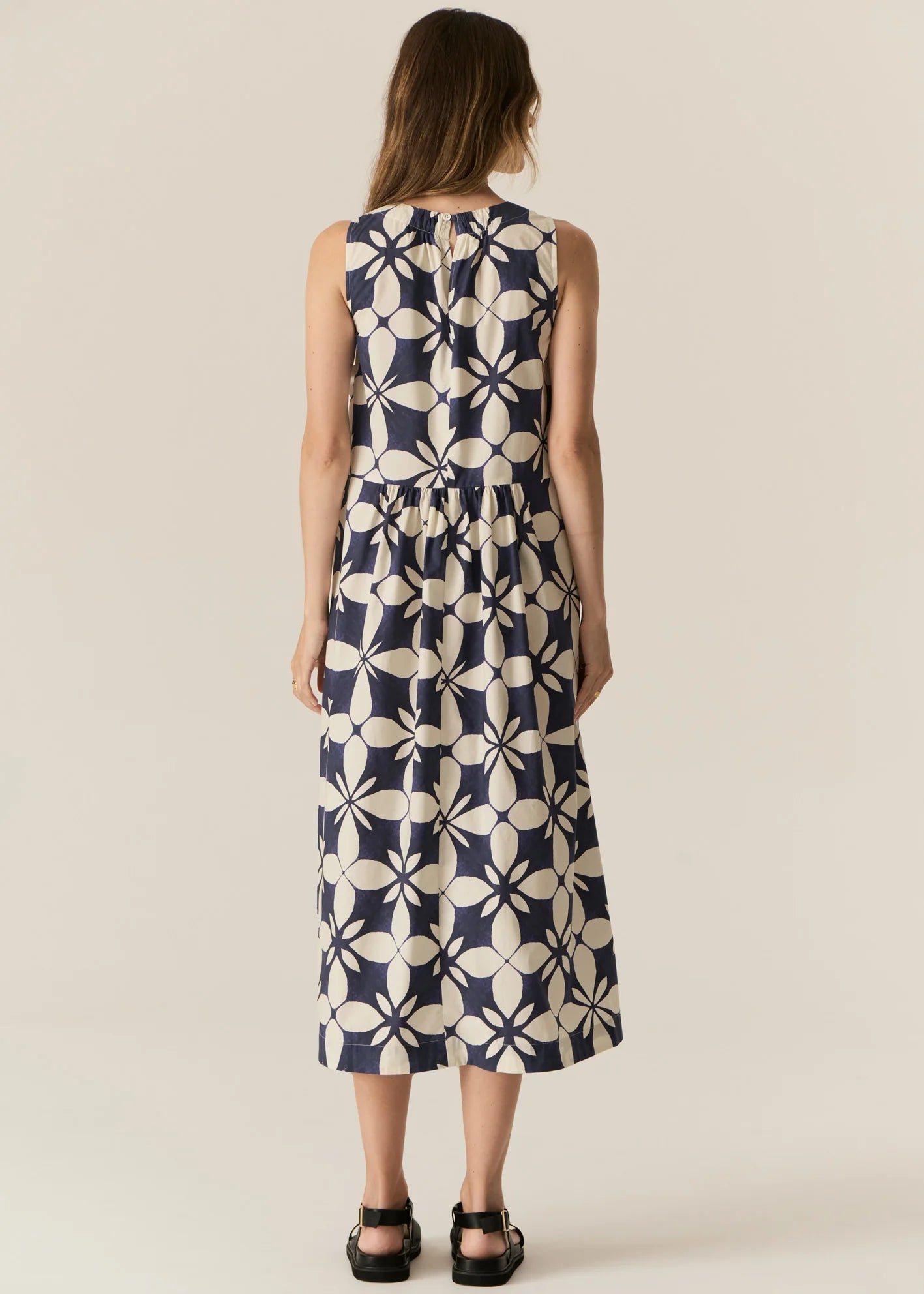 POL | Turin Tank Dress | Blue