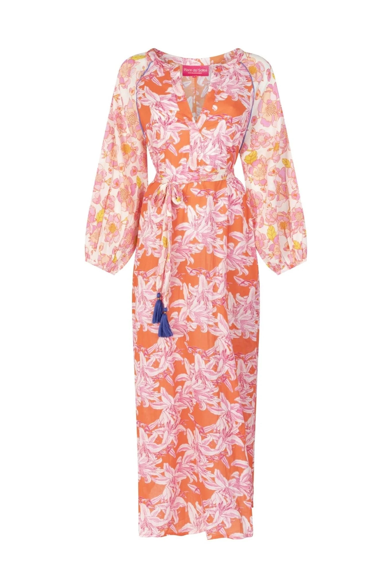 Place du Soleil | Rosa Flower Dress | Pink/Multi