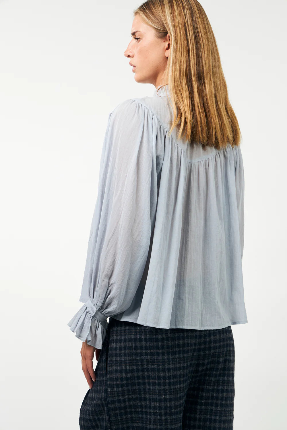 Lolly's Laundry | Presley Shirt | Dusty Blue