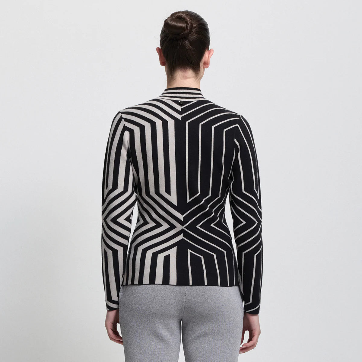 Raw by Raw | Base Layer Jacquard Knit | Jet Black
