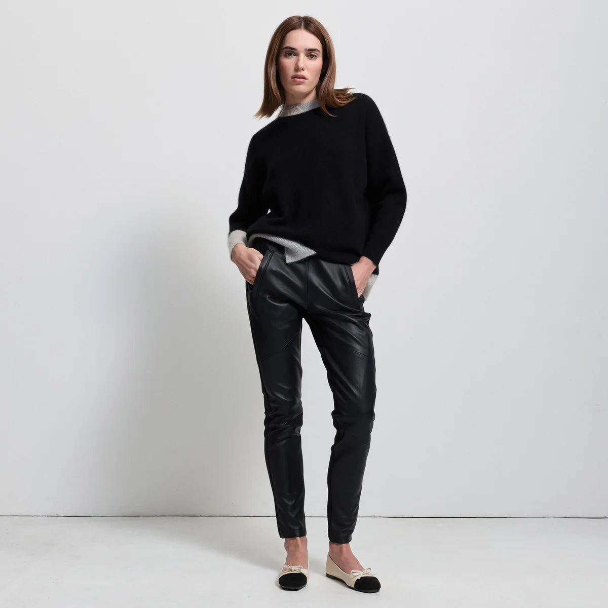 Raw by Raw | Milan Block Knit | Jet Black
