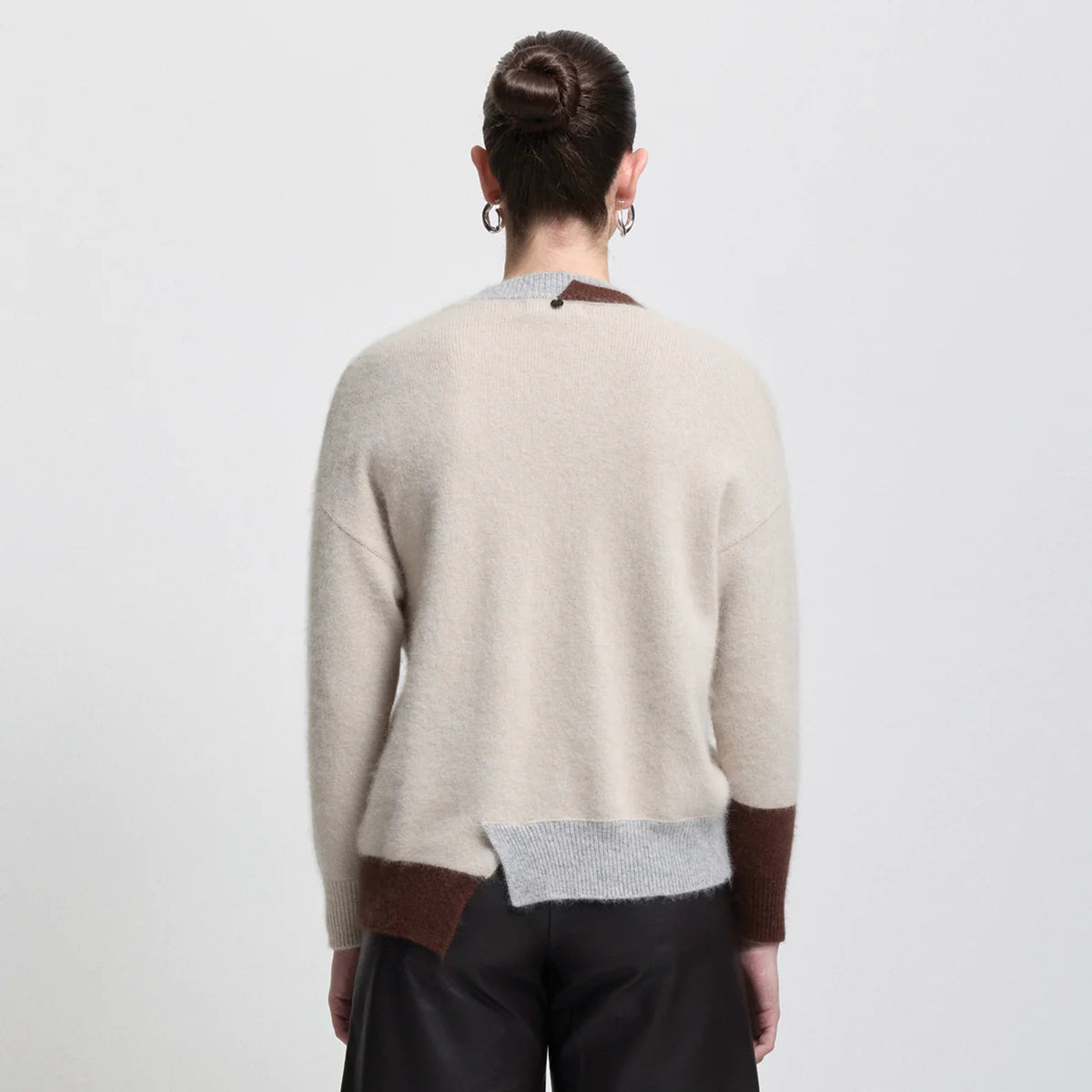 Raw by Raw | Milan Block Knit | Oyster