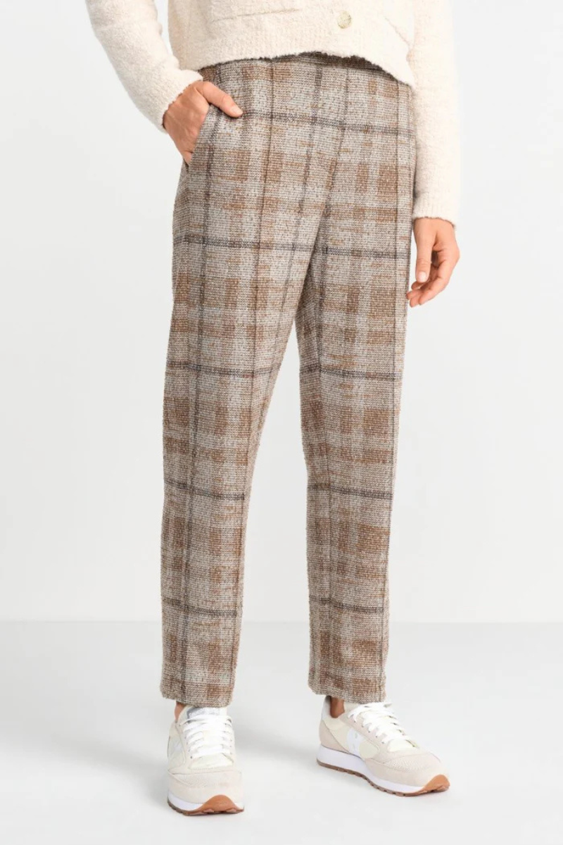 Rich & Royal | Jacquard Pants | Caramel Spice