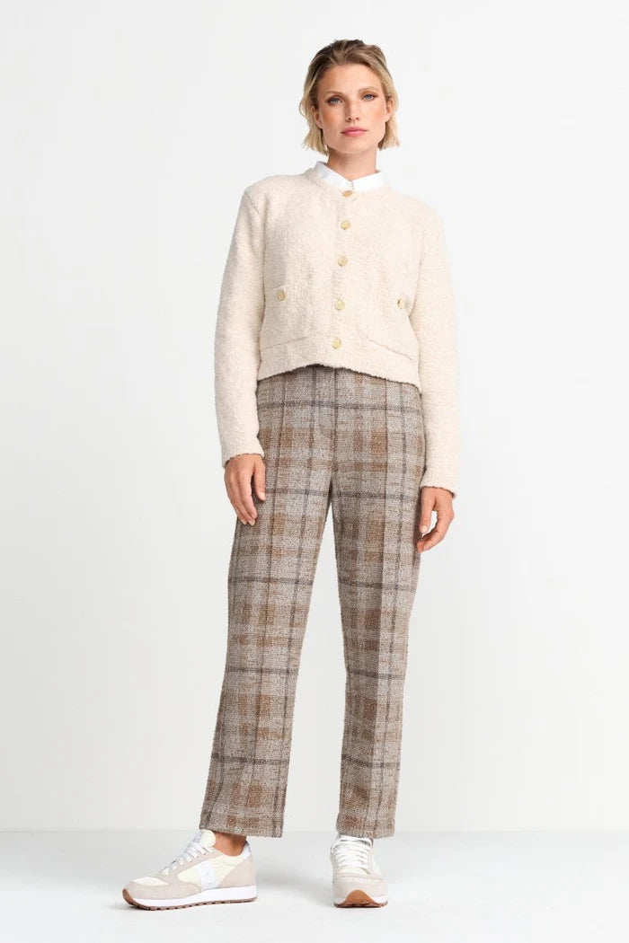 Rich & Royal | Jacquard Pants | Caramel Spice