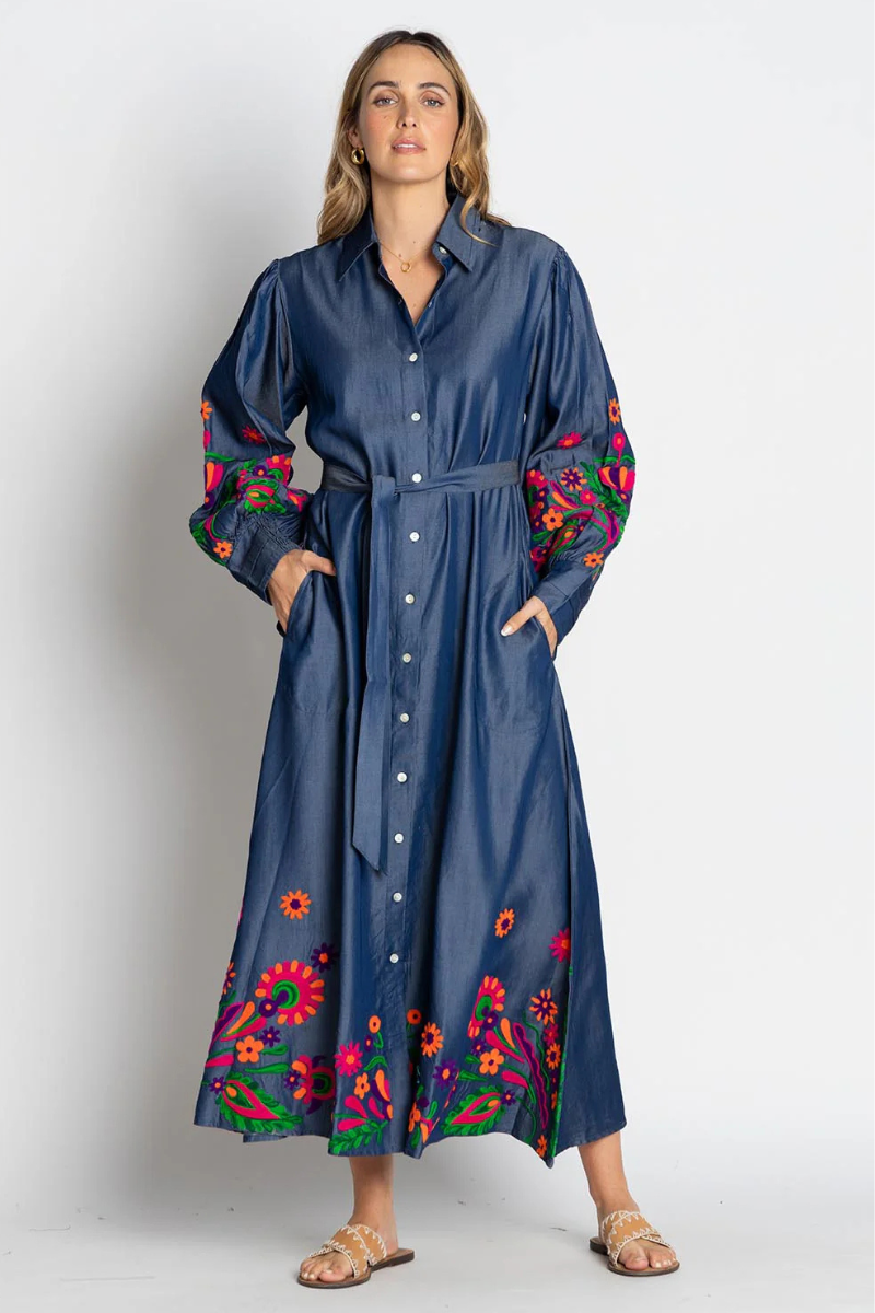 Ruby Yaya | Gokarna Maxi Embroidered Dress