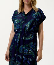 One Season I Sammi Hanalei Bay Dress I Navy Paisley