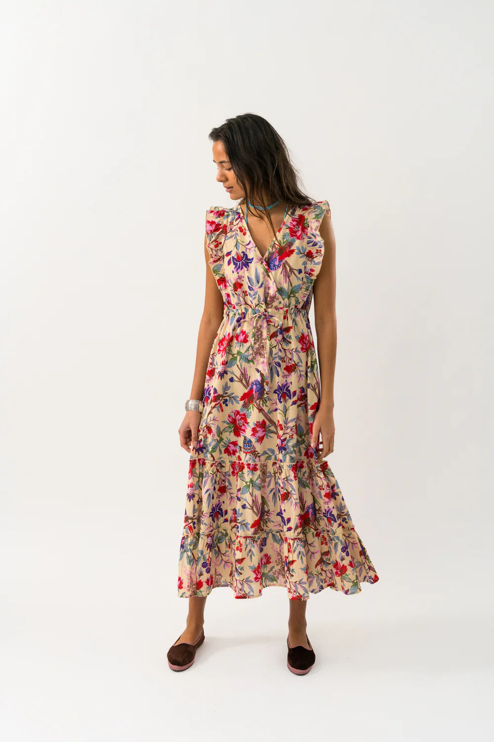 Lolly's Laundry | Samo Midi Dress | Flower Print