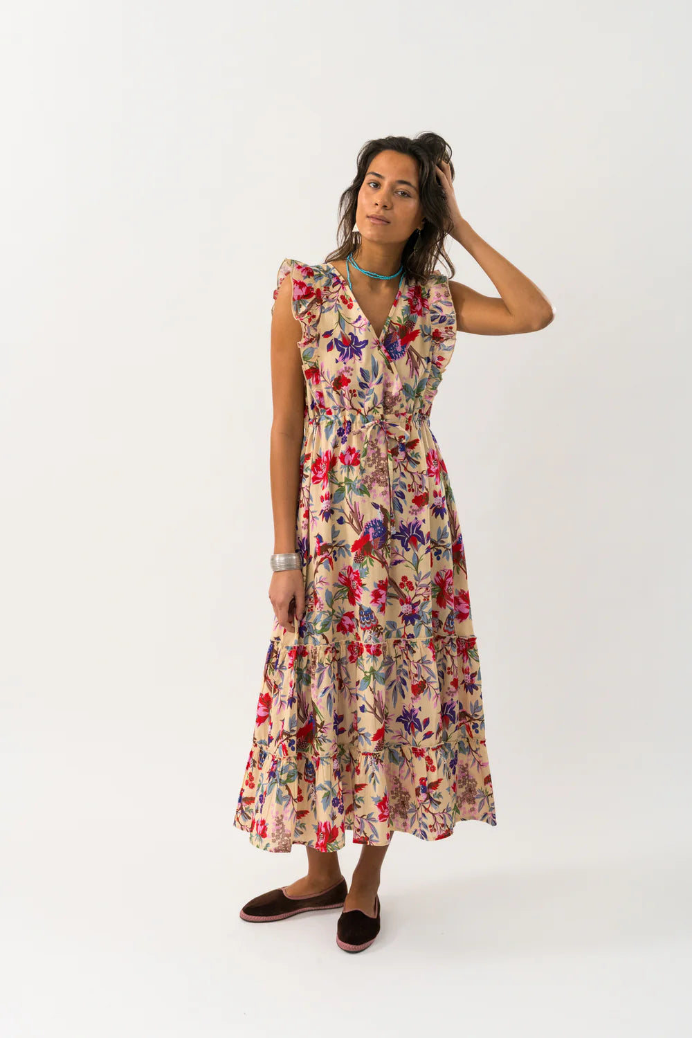 Lolly's Laundry | Samo Midi Dress | Flower Print
