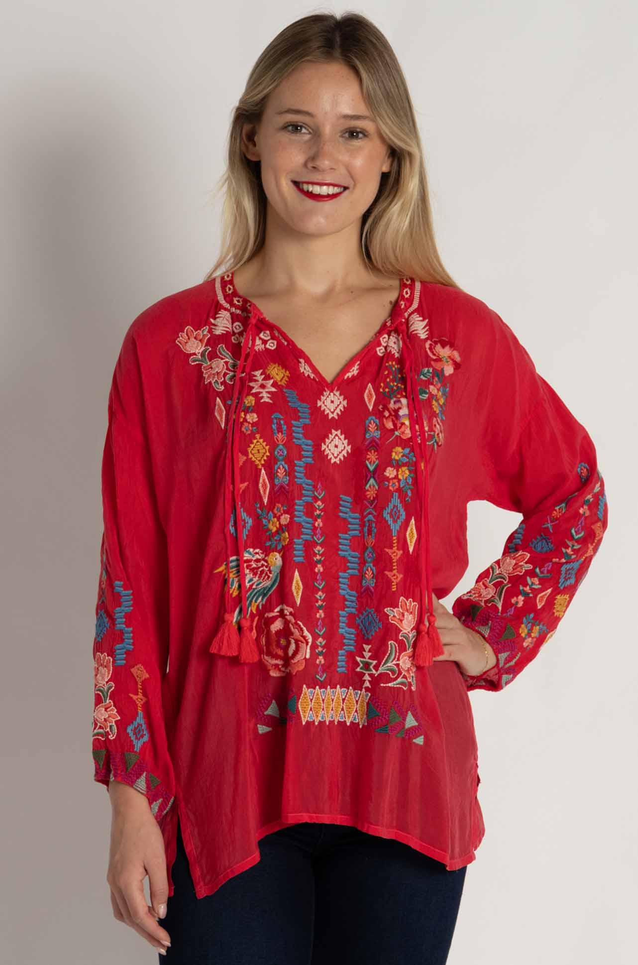 Johnny Was | The Sarah Blouse | Ski Patrol