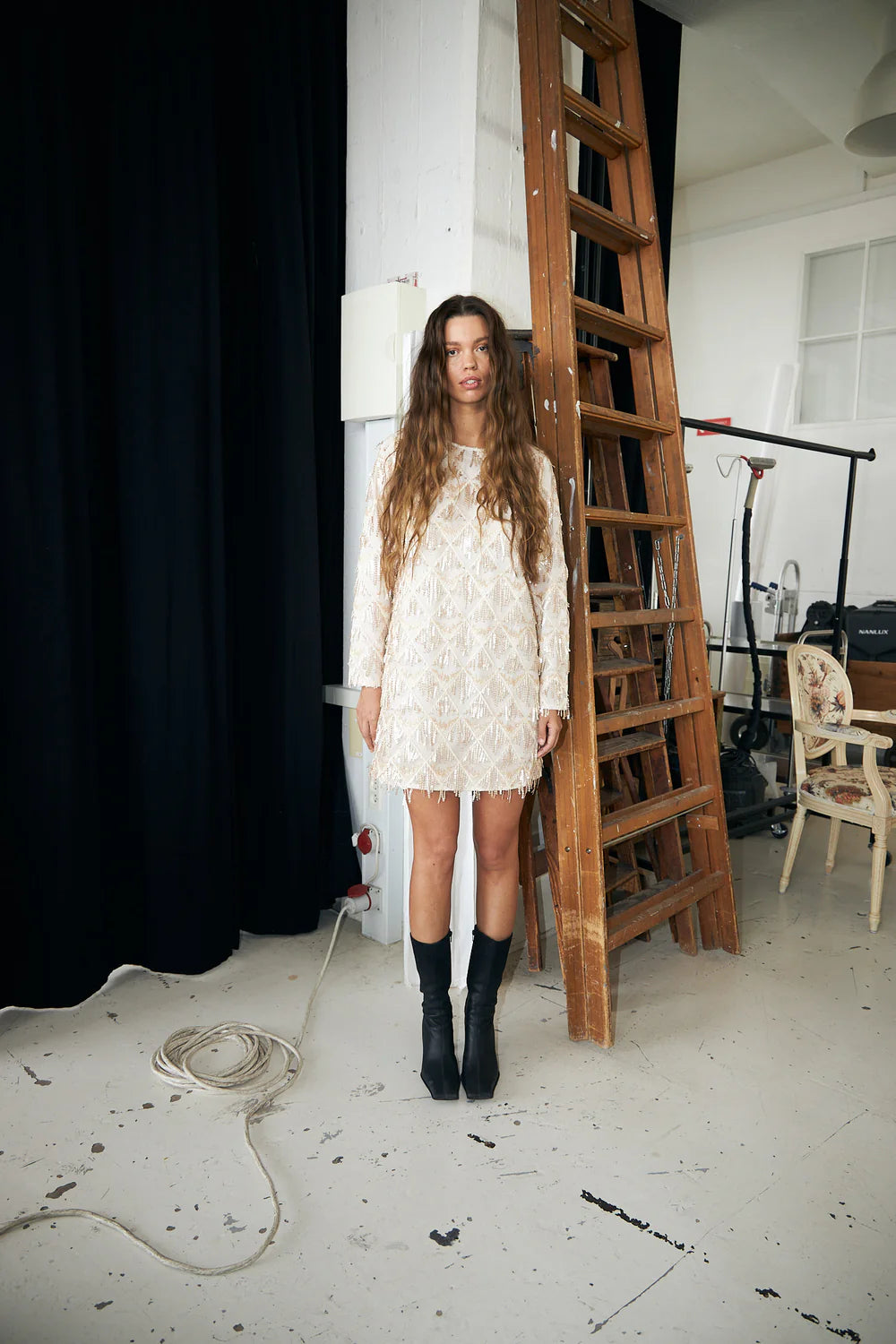 Lolly's Laundry | Solga Mini Dress | Champagne