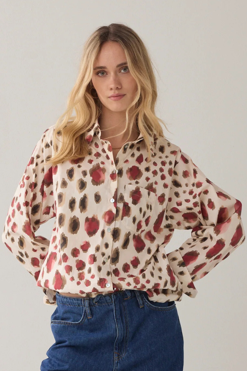 Summum | Animal Print Blouse