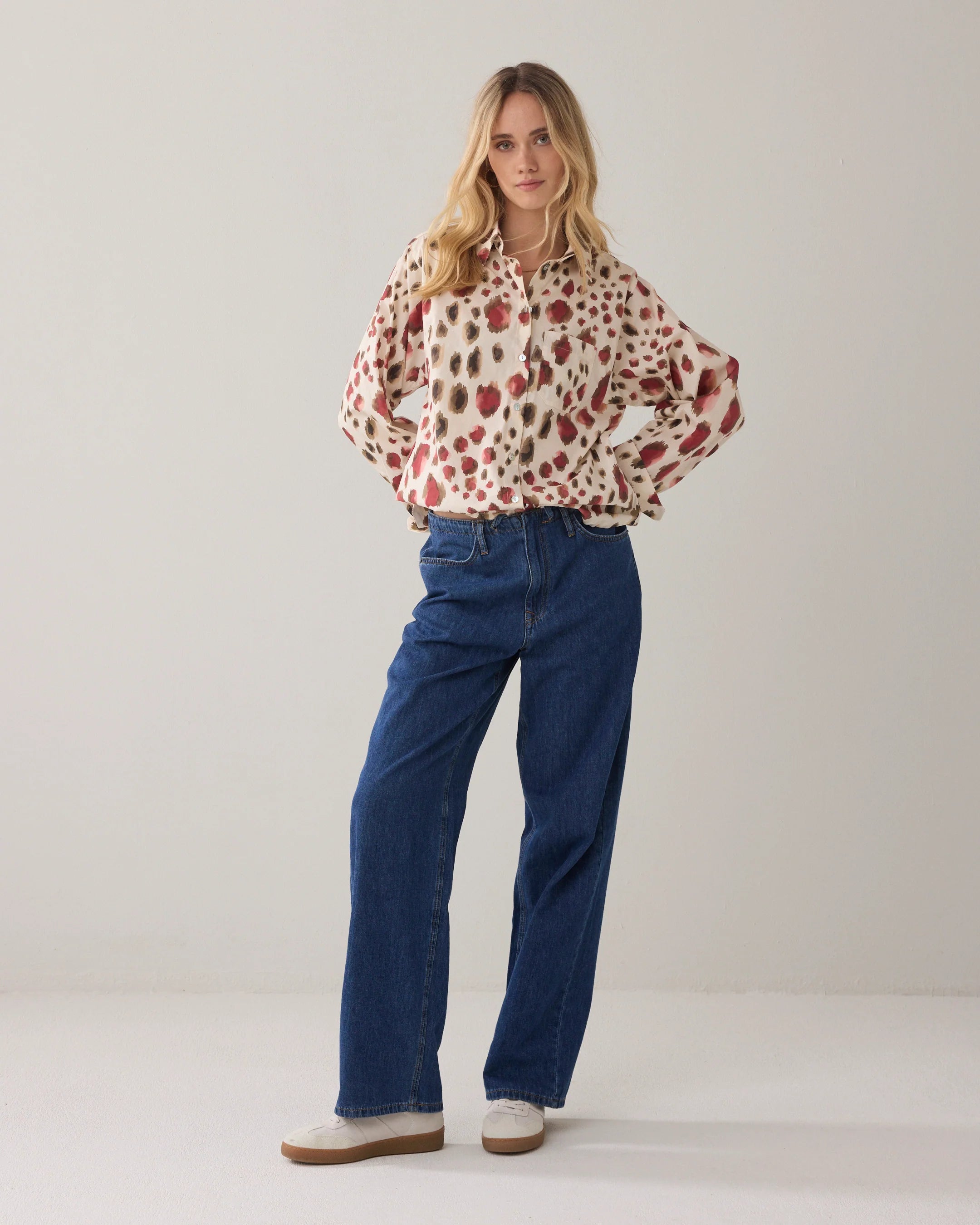 Summum | Animal Print Blouse