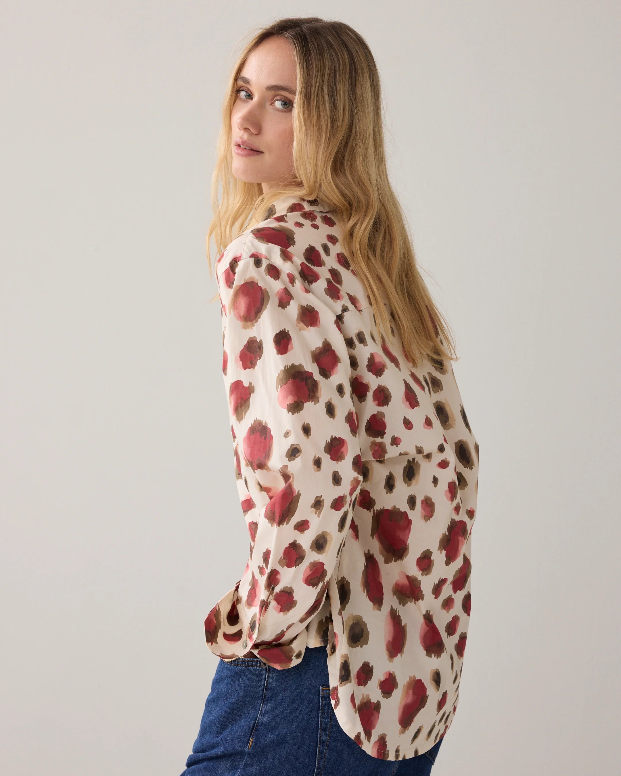 Summum | Animal Print Blouse