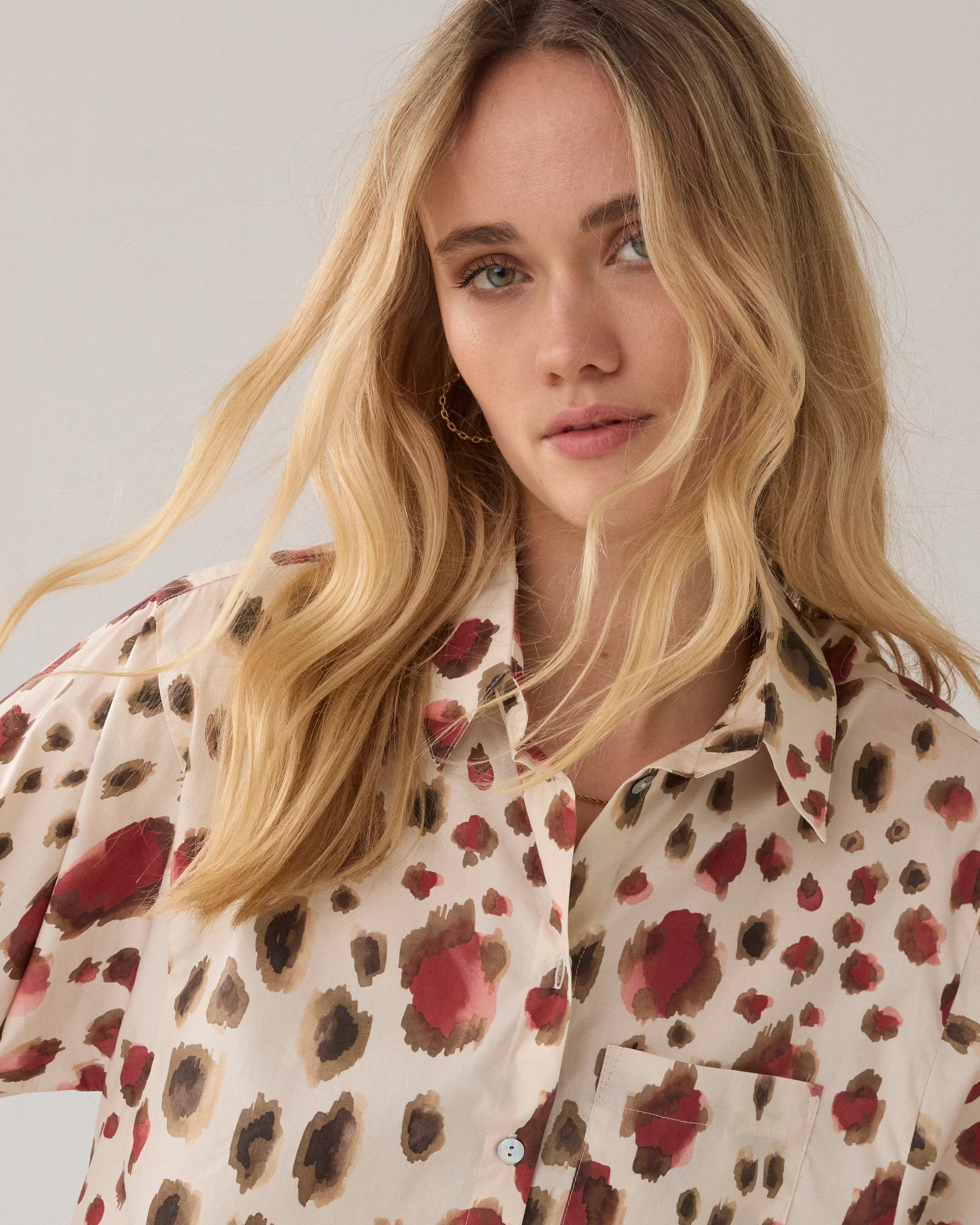 Summum | Animal Print Blouse