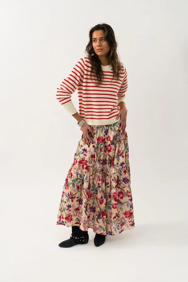 Lolly's Laundry | Sunset Maxi Skirt | Flower Print