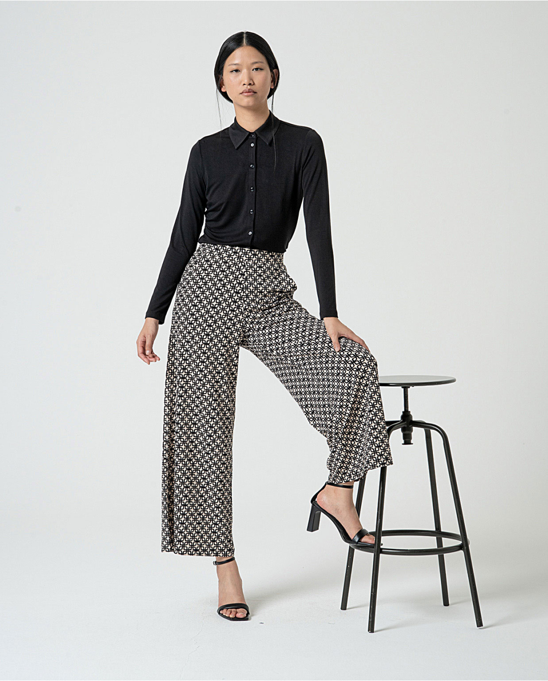 Surkana | Odet Pants | Black/White