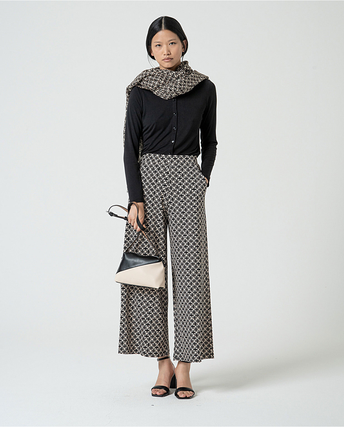 Surkana | Odet Pants | Black/White