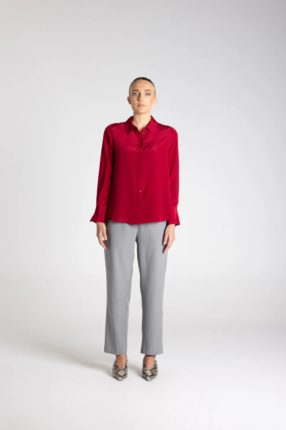 Two T's | Silk Shirt | Spiced Wine