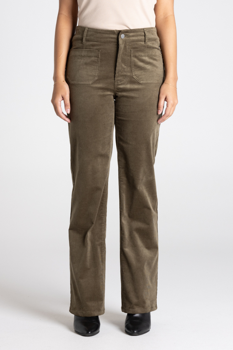 Two T's | Cord Pant | Khaki
