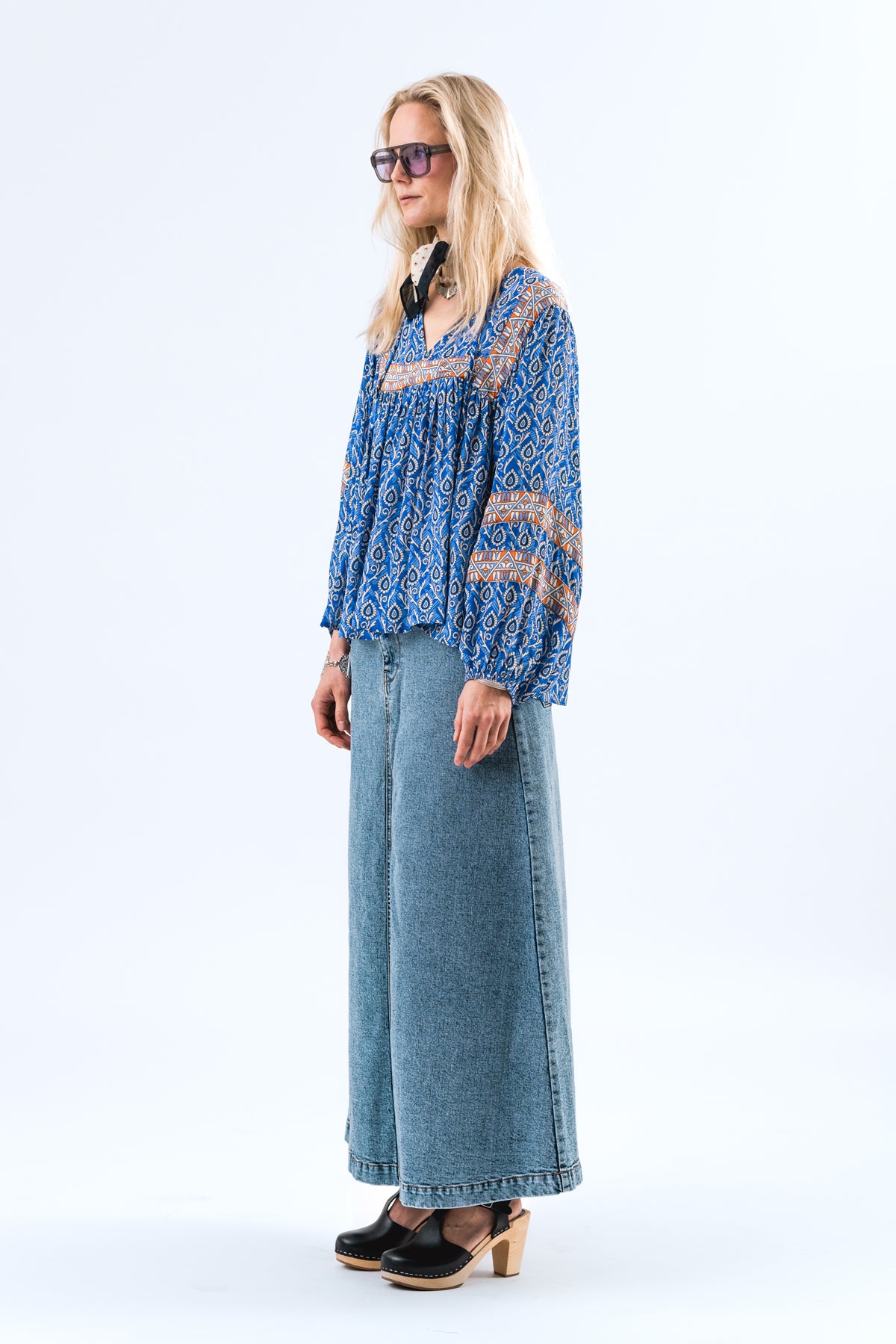 Lolly's Laundry | Teel Blouse | Blue