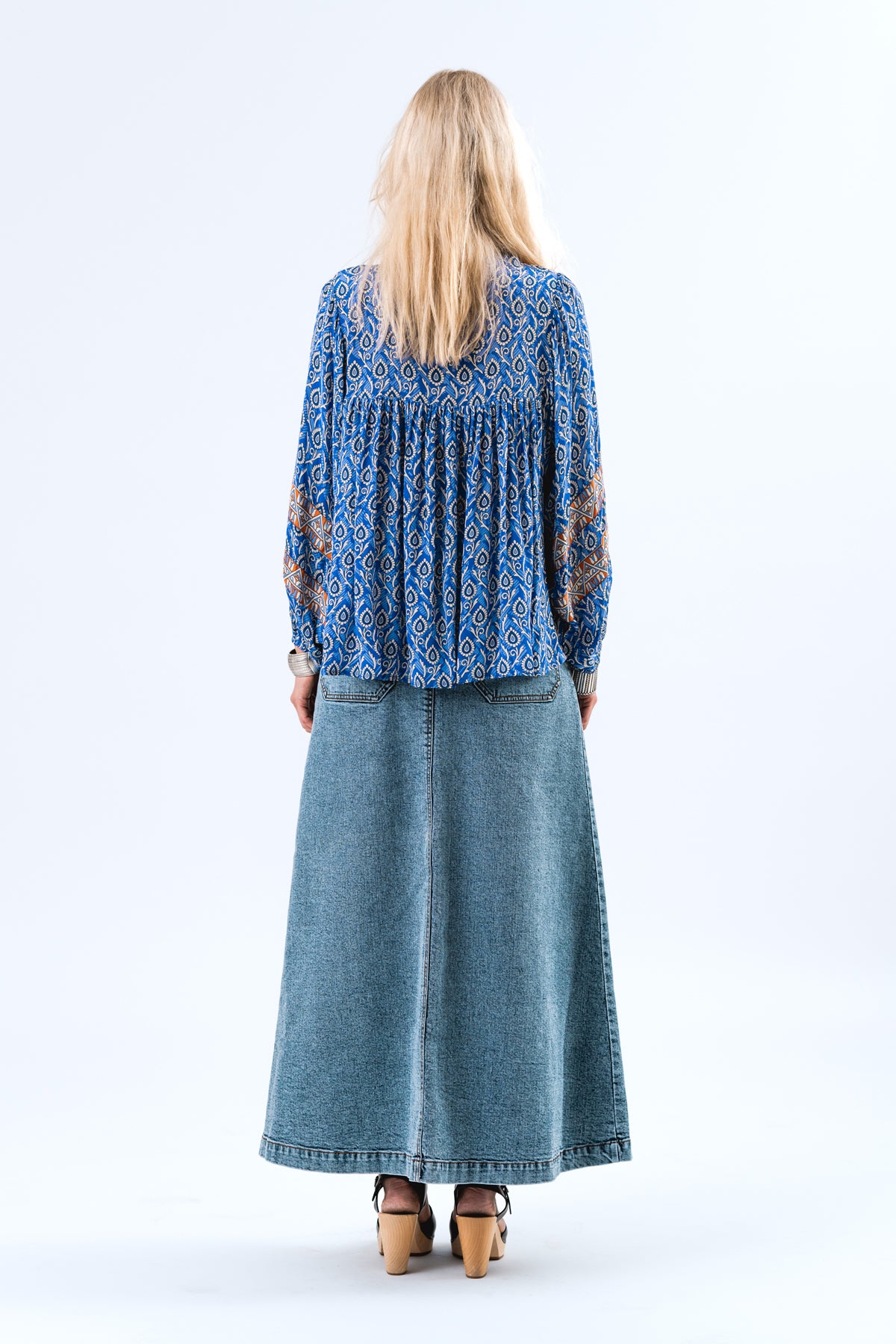 Lolly's Laundry | Teel Blouse | Blue