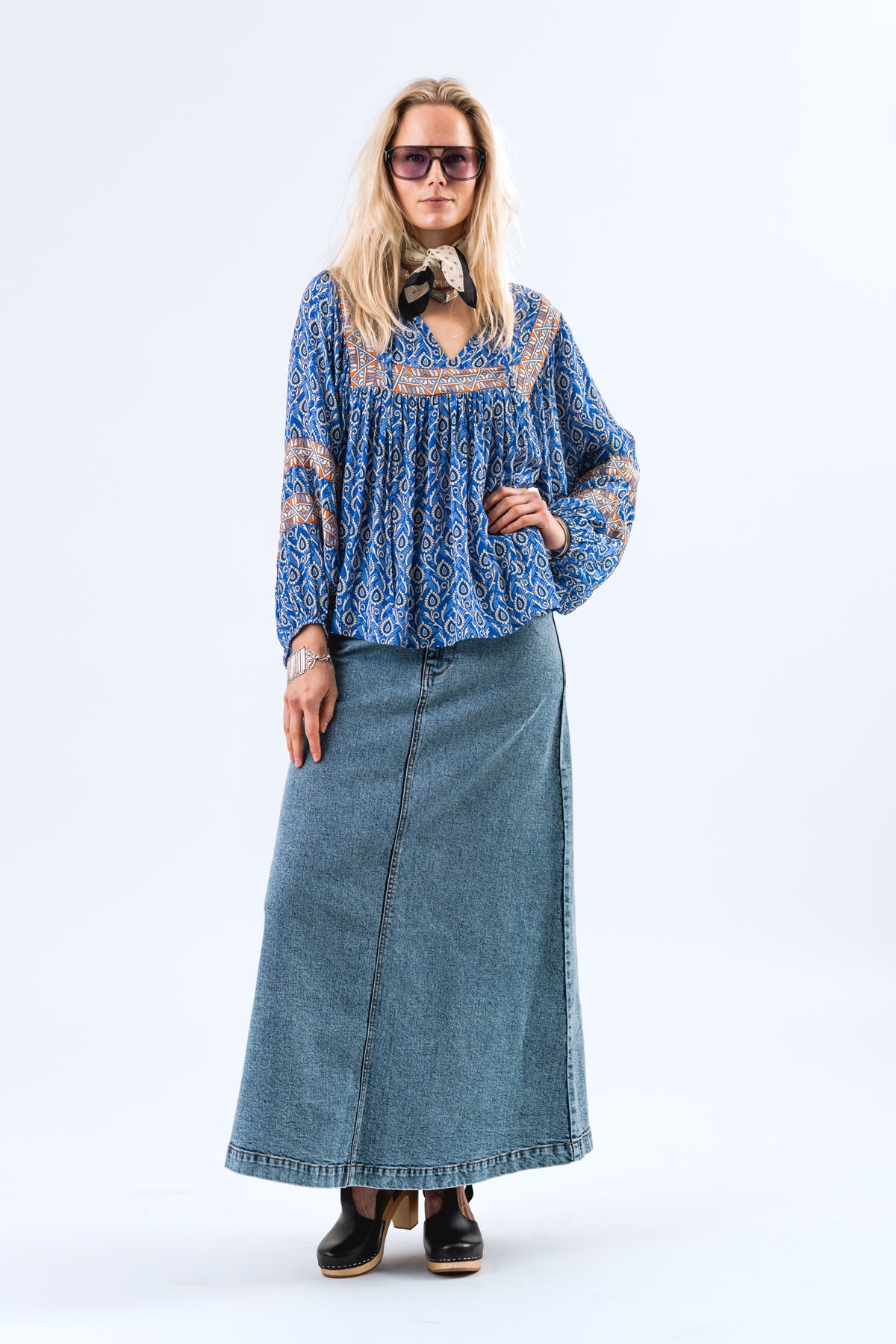 Lolly's Laundry | Teel Blouse | Blue