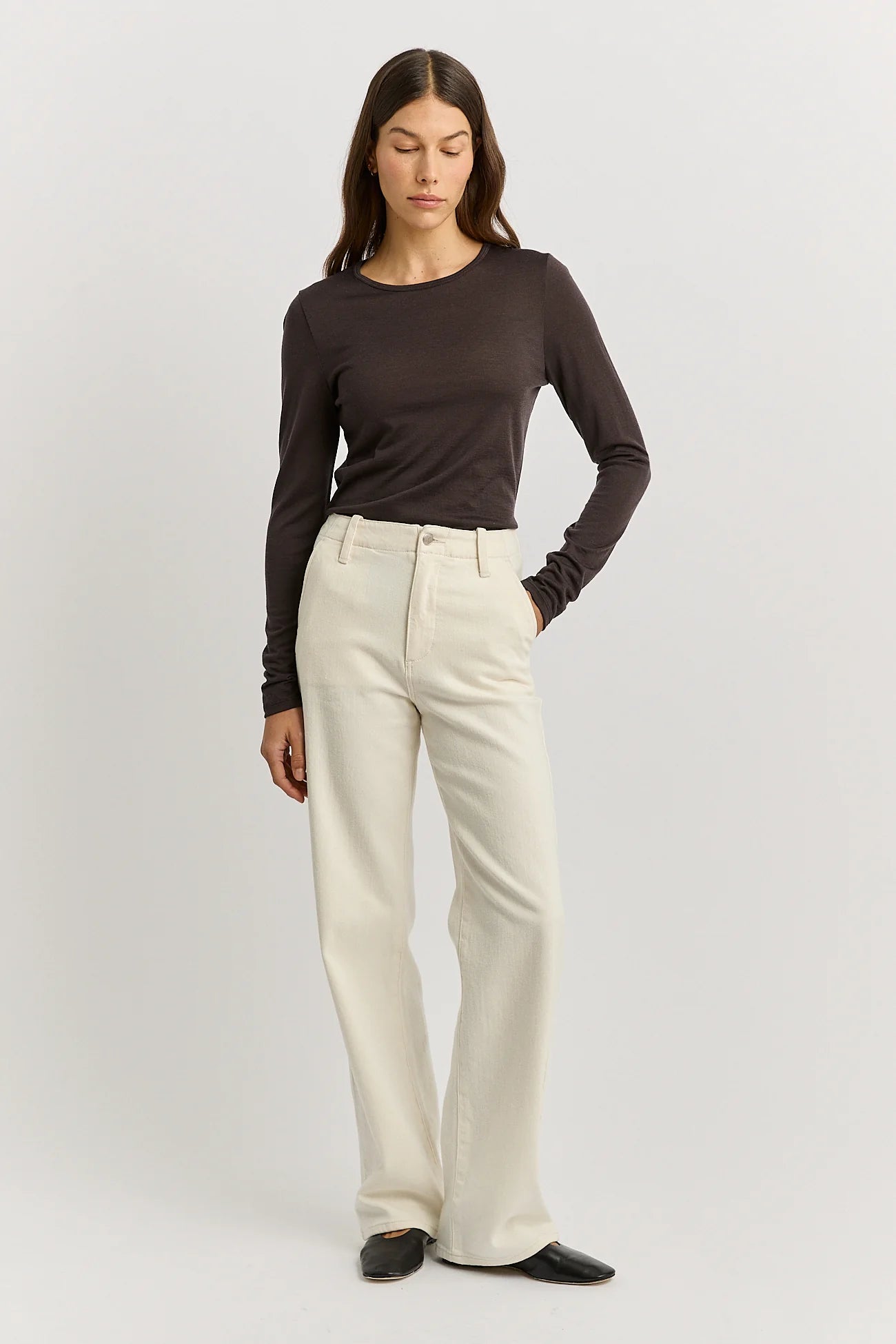 Toorallie | Crew Merino Tee | Date