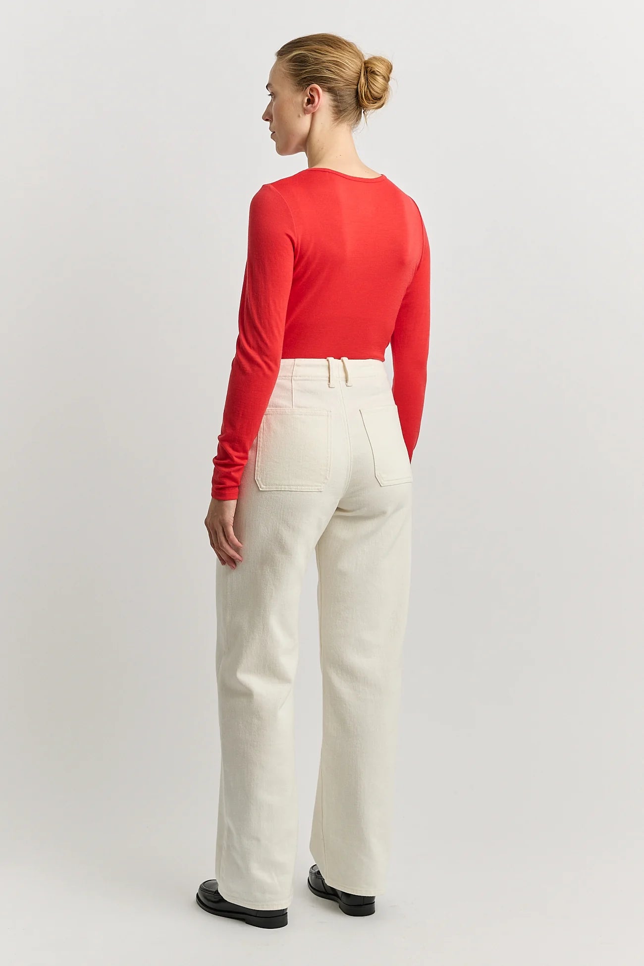 Toorallie | Crew Merino Tee | Poppy