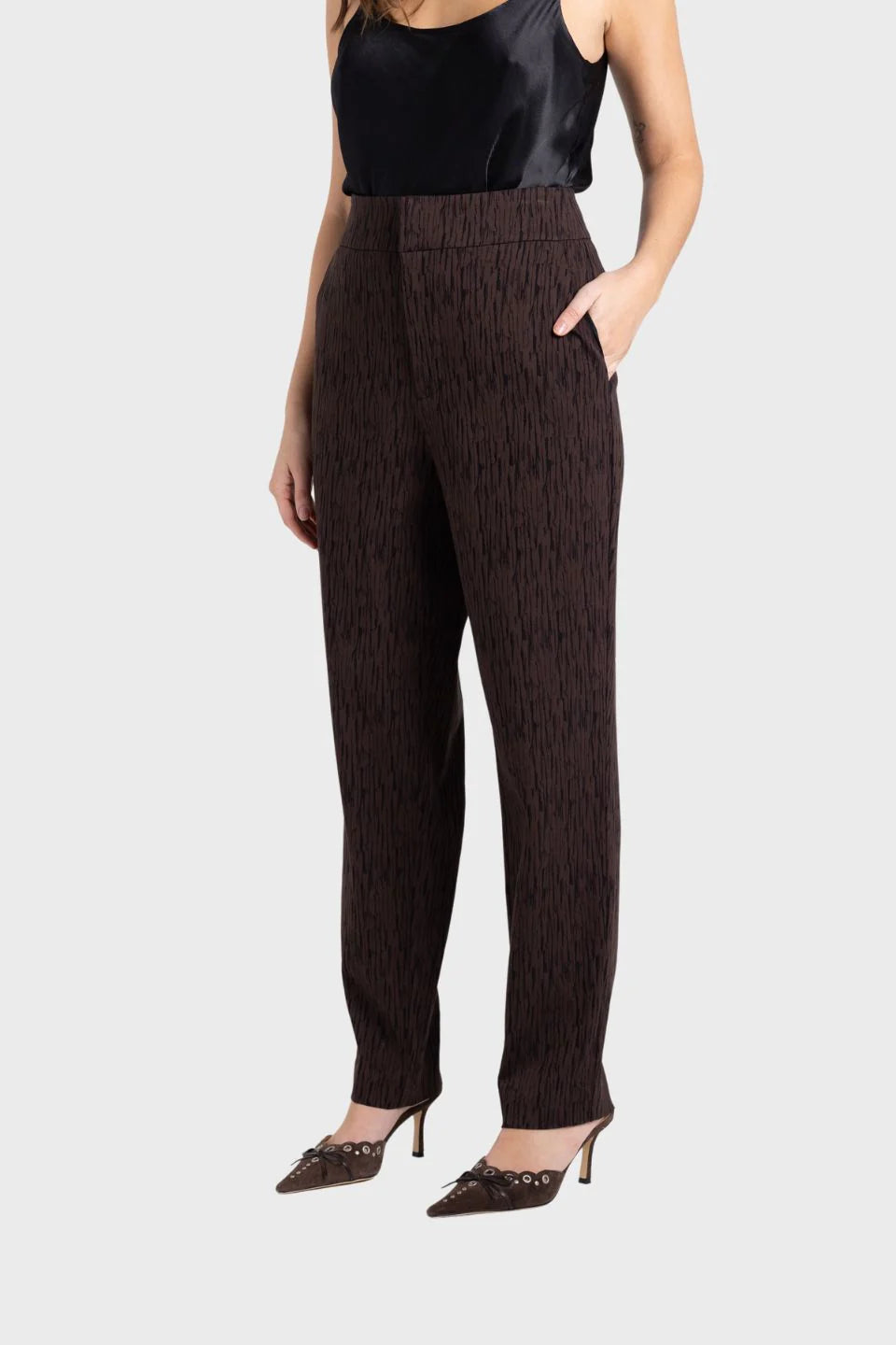 Two T's | 7/8 Bark Print Pants