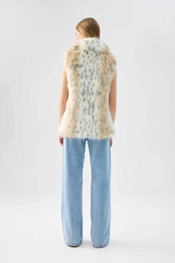 Unreal Fur - Rubicon Vest - Snow Leopard