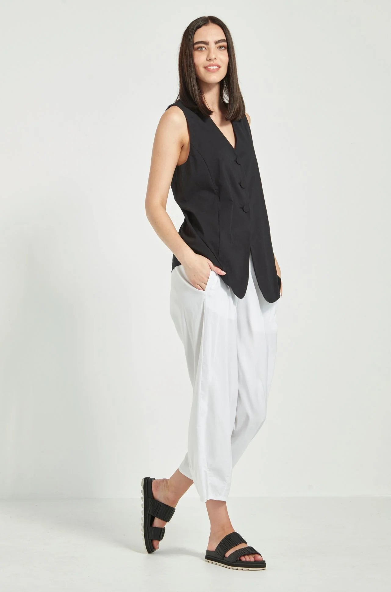 Verge | Cove Pants | White