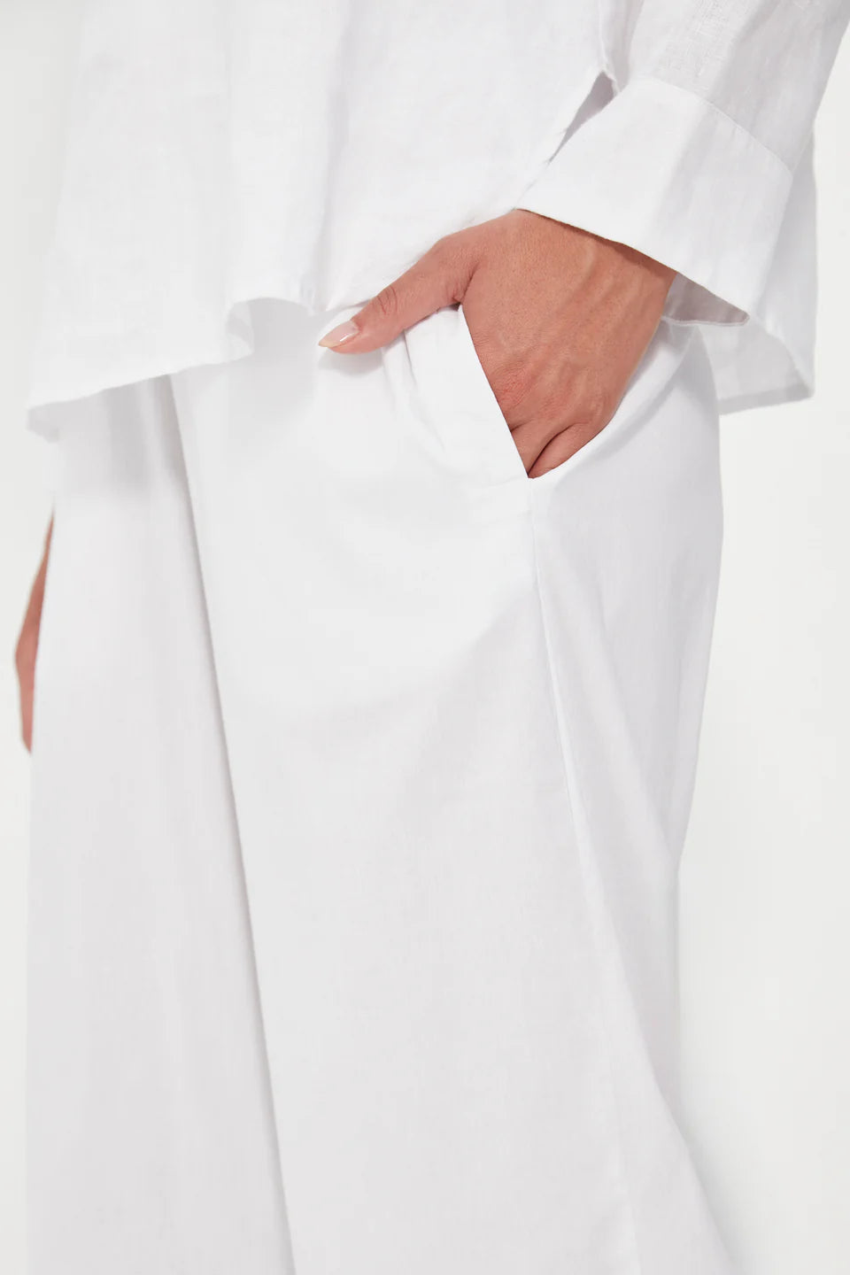 Verge | Cove Pants | White