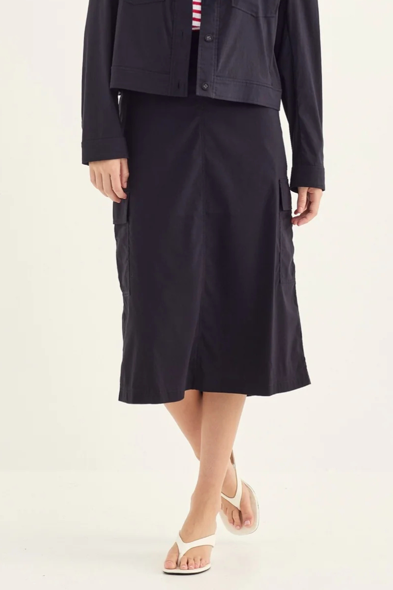 Verge | Acrobat Porter Skirt | Ink