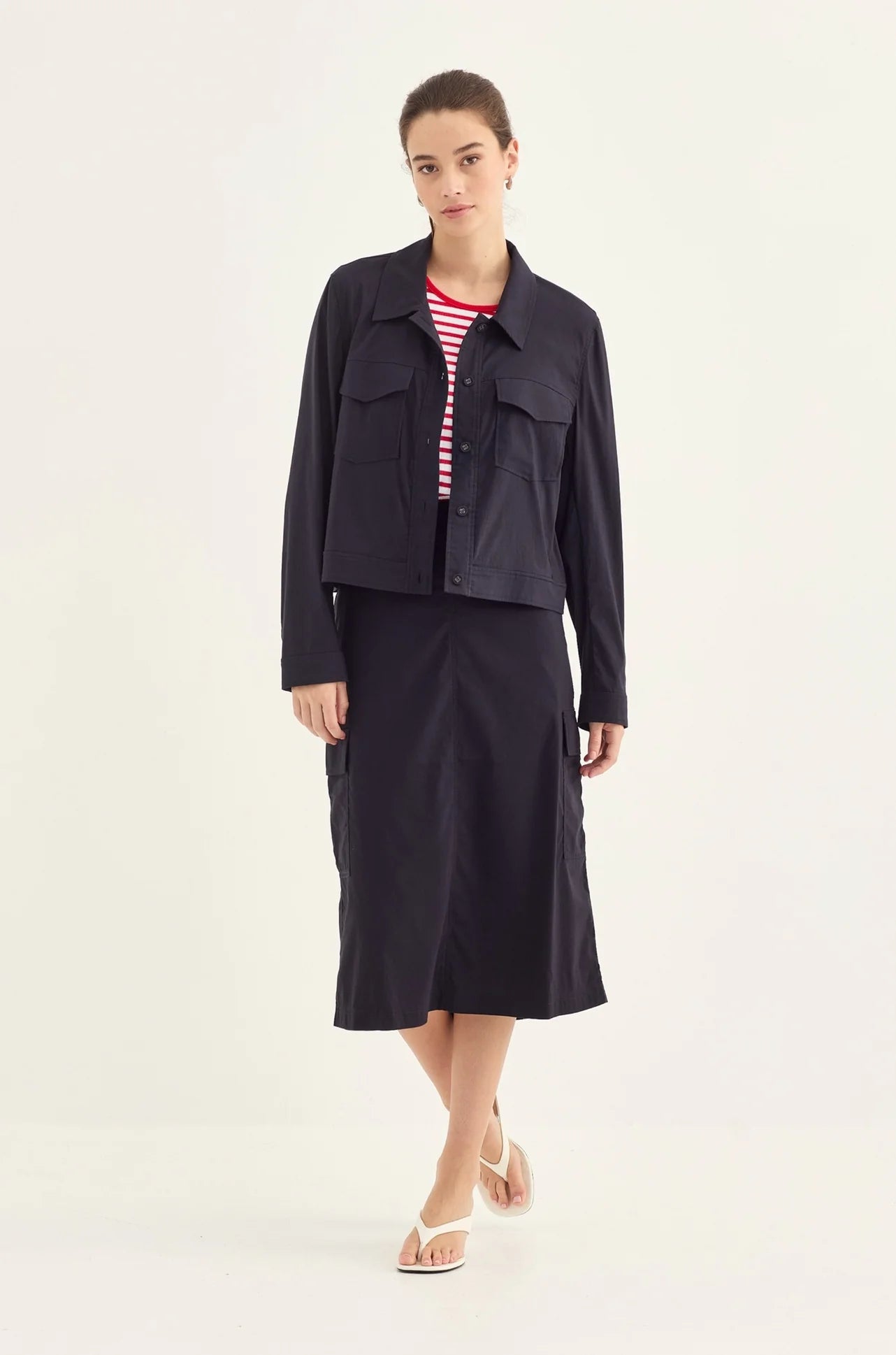 Verge | Acrobat Porter Skirt | Ink