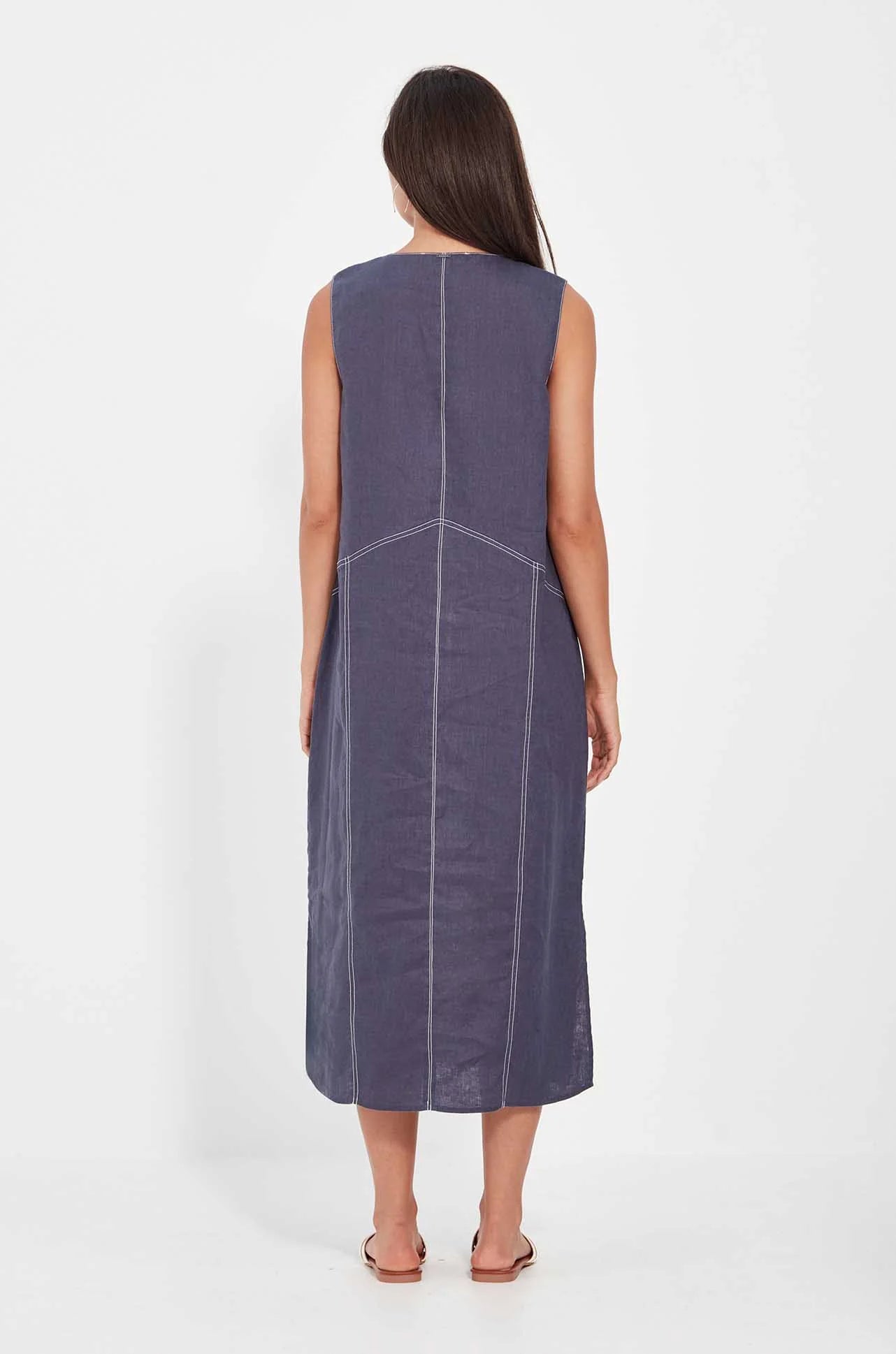 Verge | Cordelia Dress | Denim