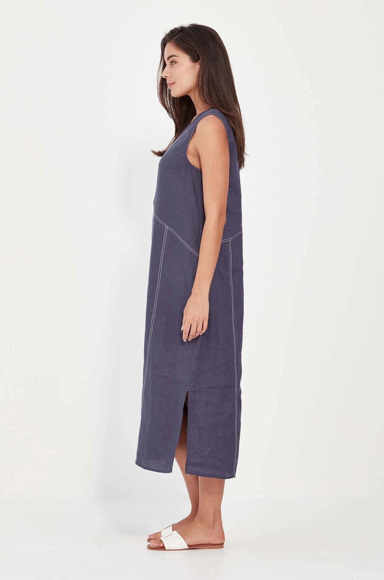 Verge | Cordelia Dress | Denim