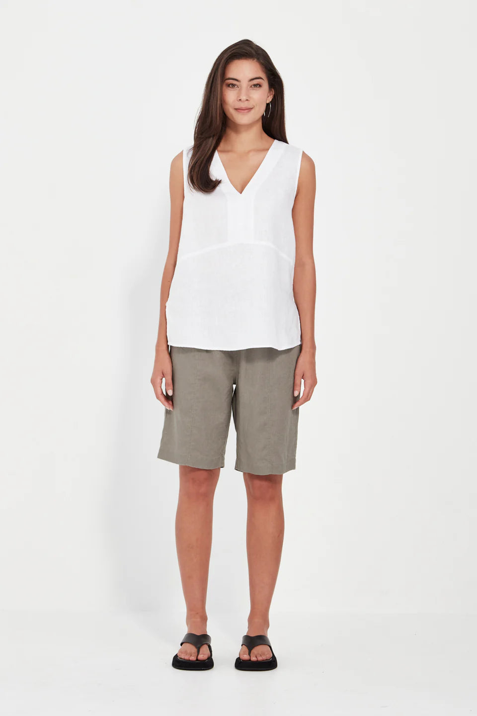 Verge | Gala Tank | White