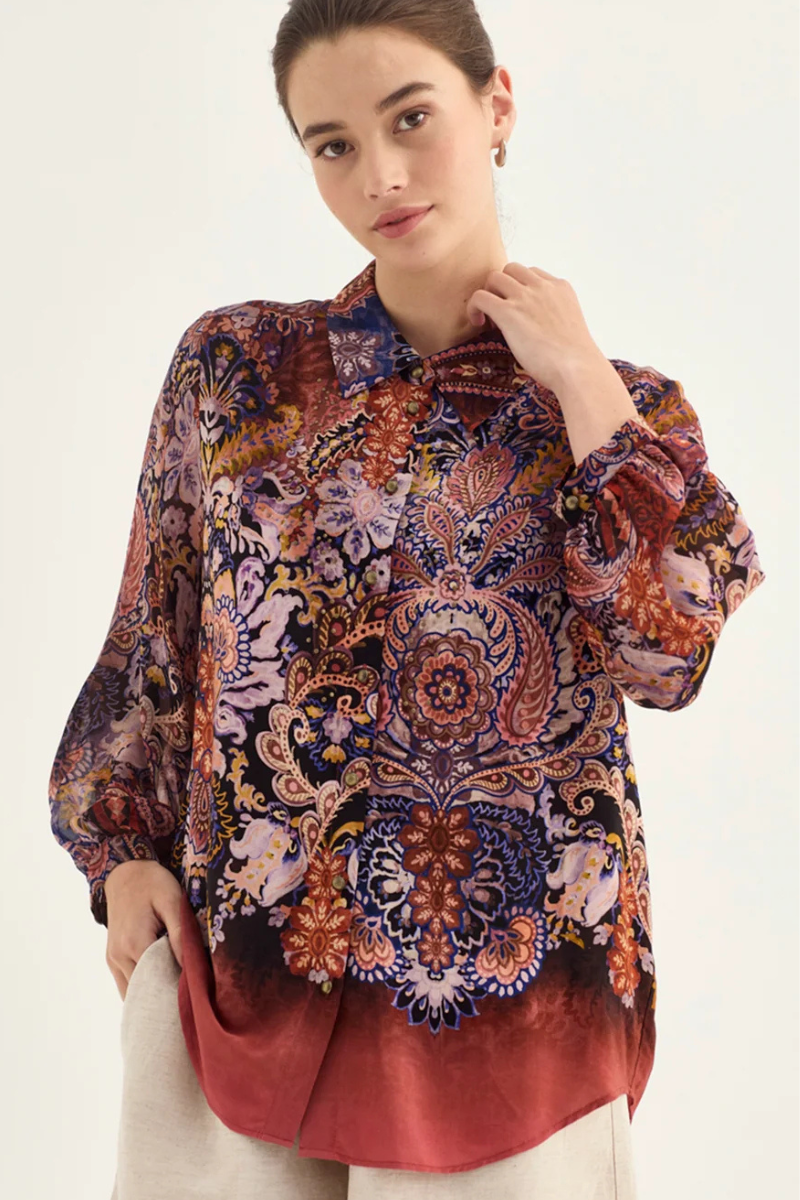 Verge | Lotus Shirt | Print