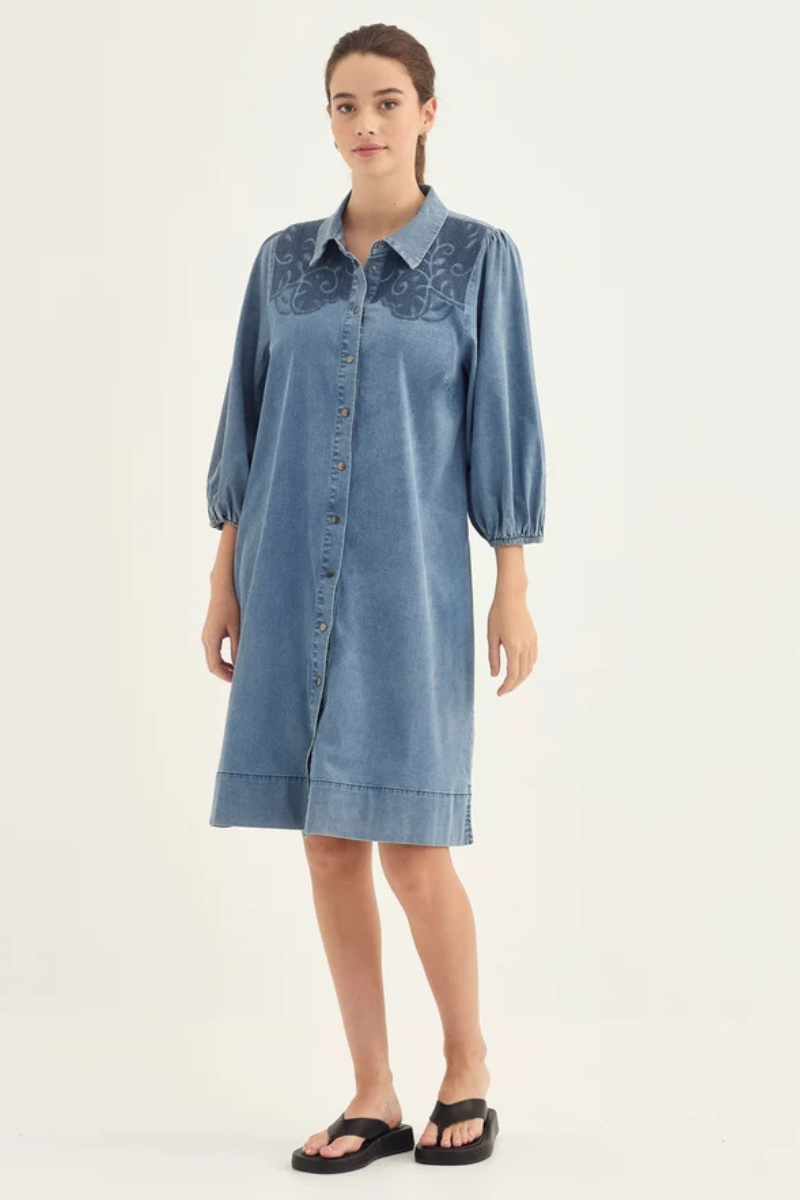 Verge | Loveland Dress | Denim