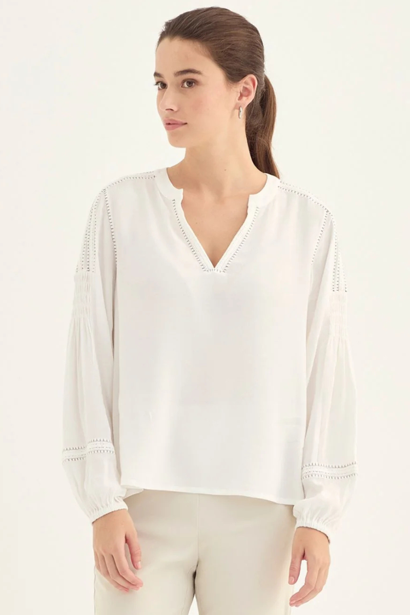 Verge | Myra Blouse | Chalk
