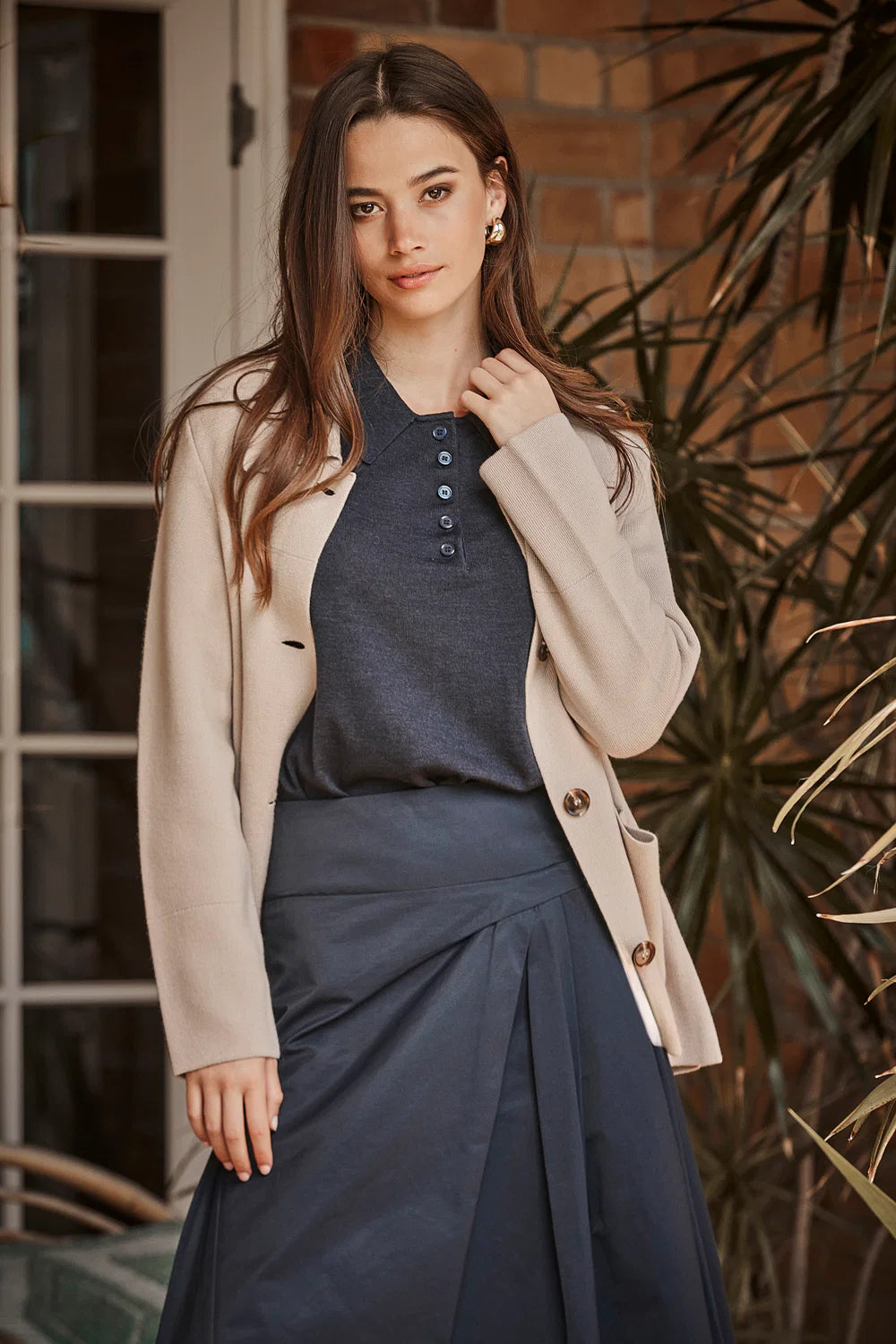 Verge | Stroll Skirt | Ink