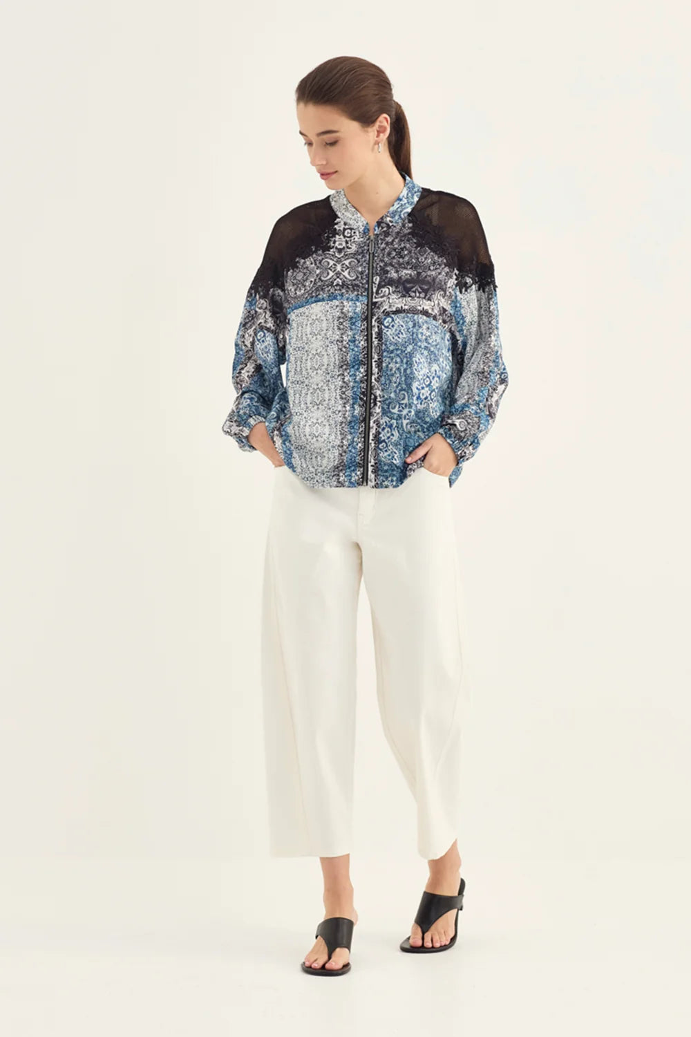 Verge | Yasmin Jacket | Blue Print