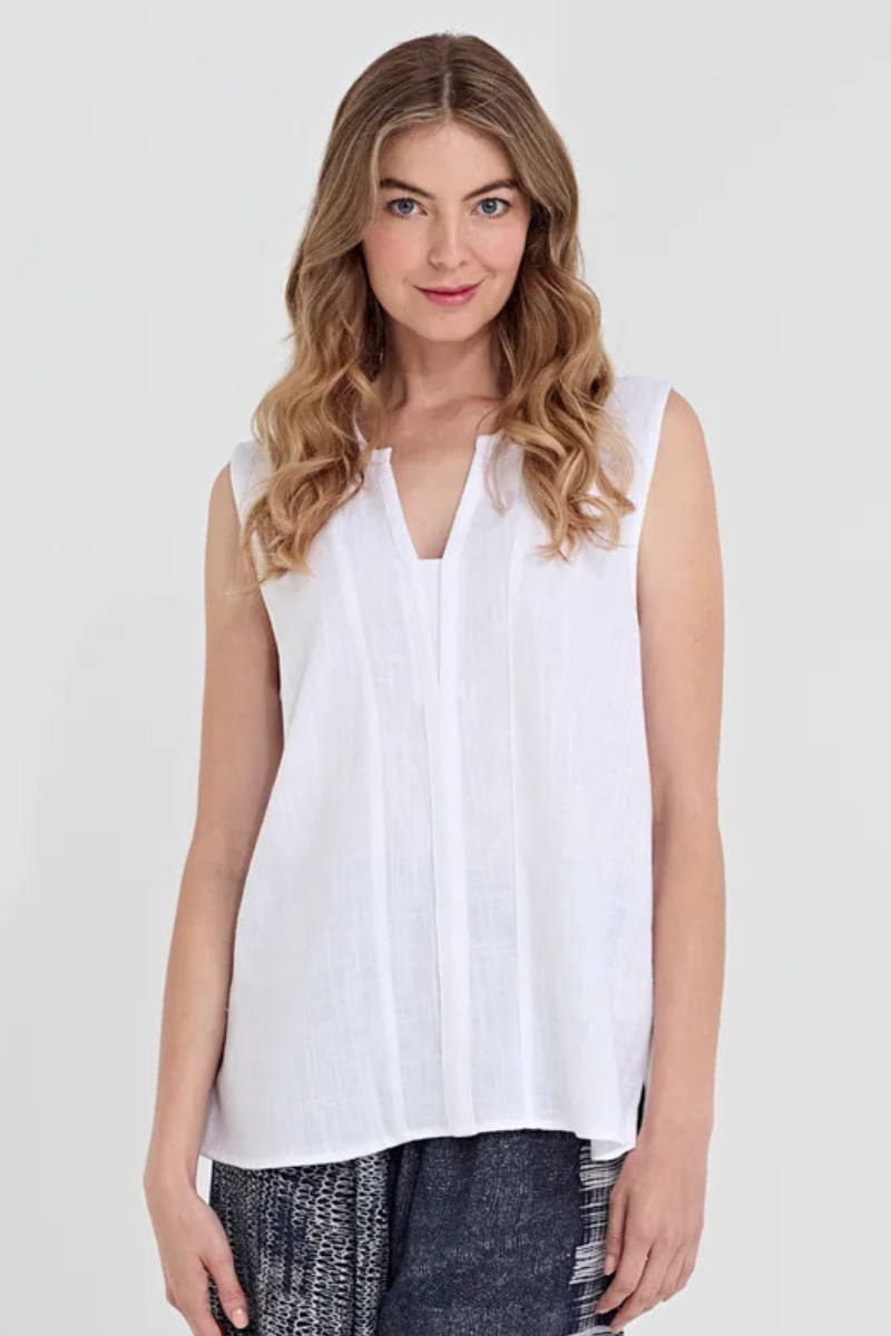 Verge | Sunshine Tank | White