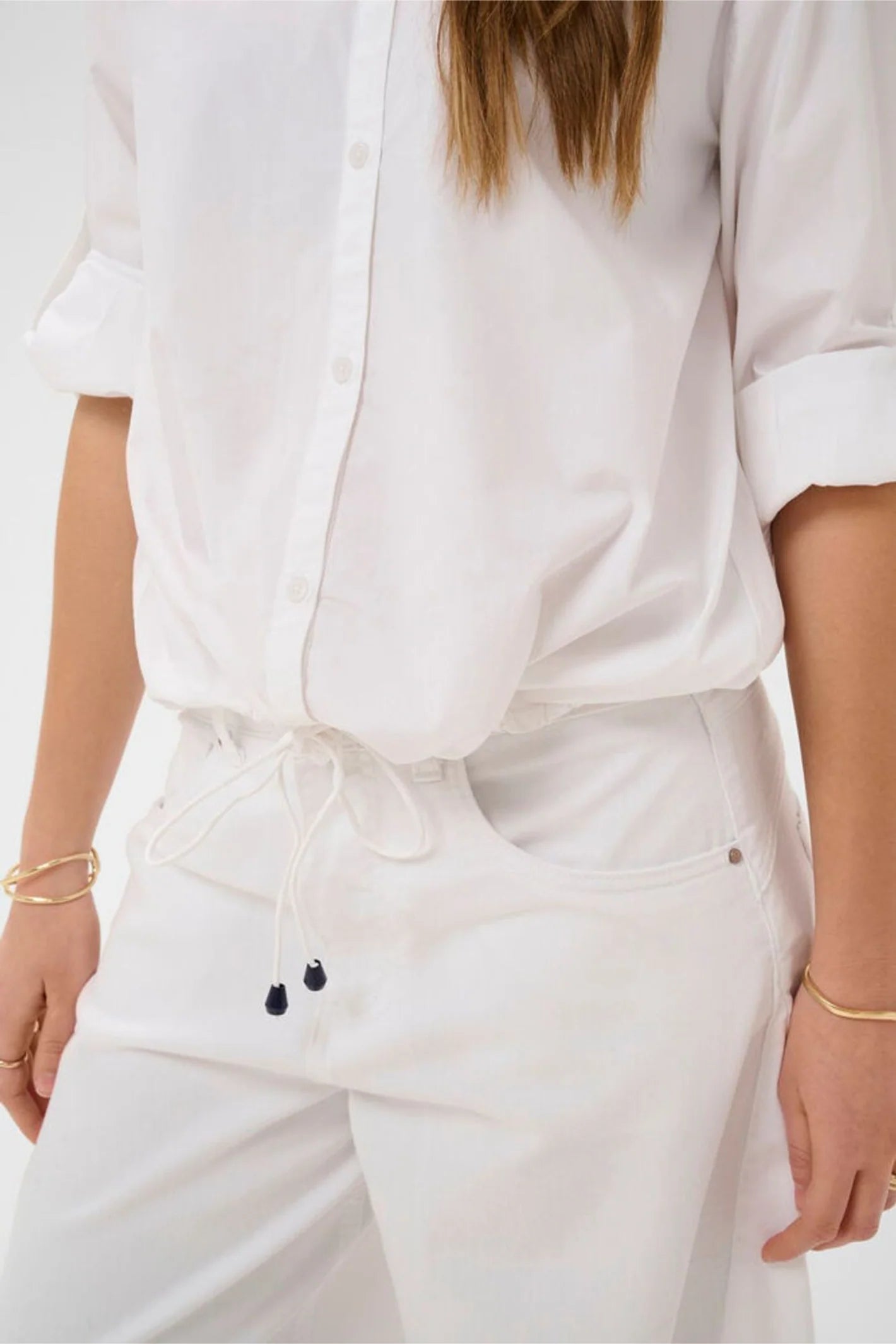 Cream | Estela Short Shirt | Snow White