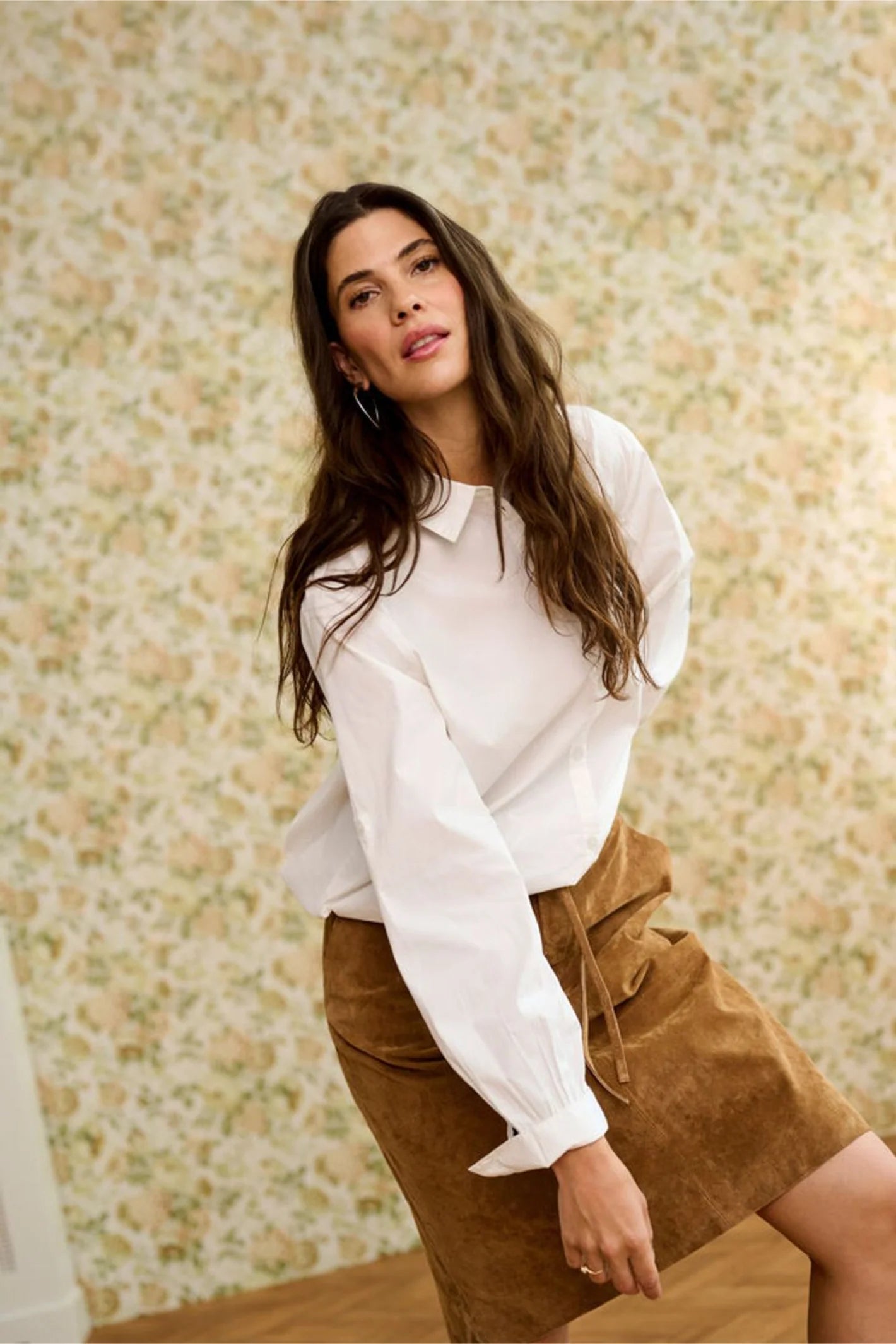 Cream | Estela Short Shirt | Snow White