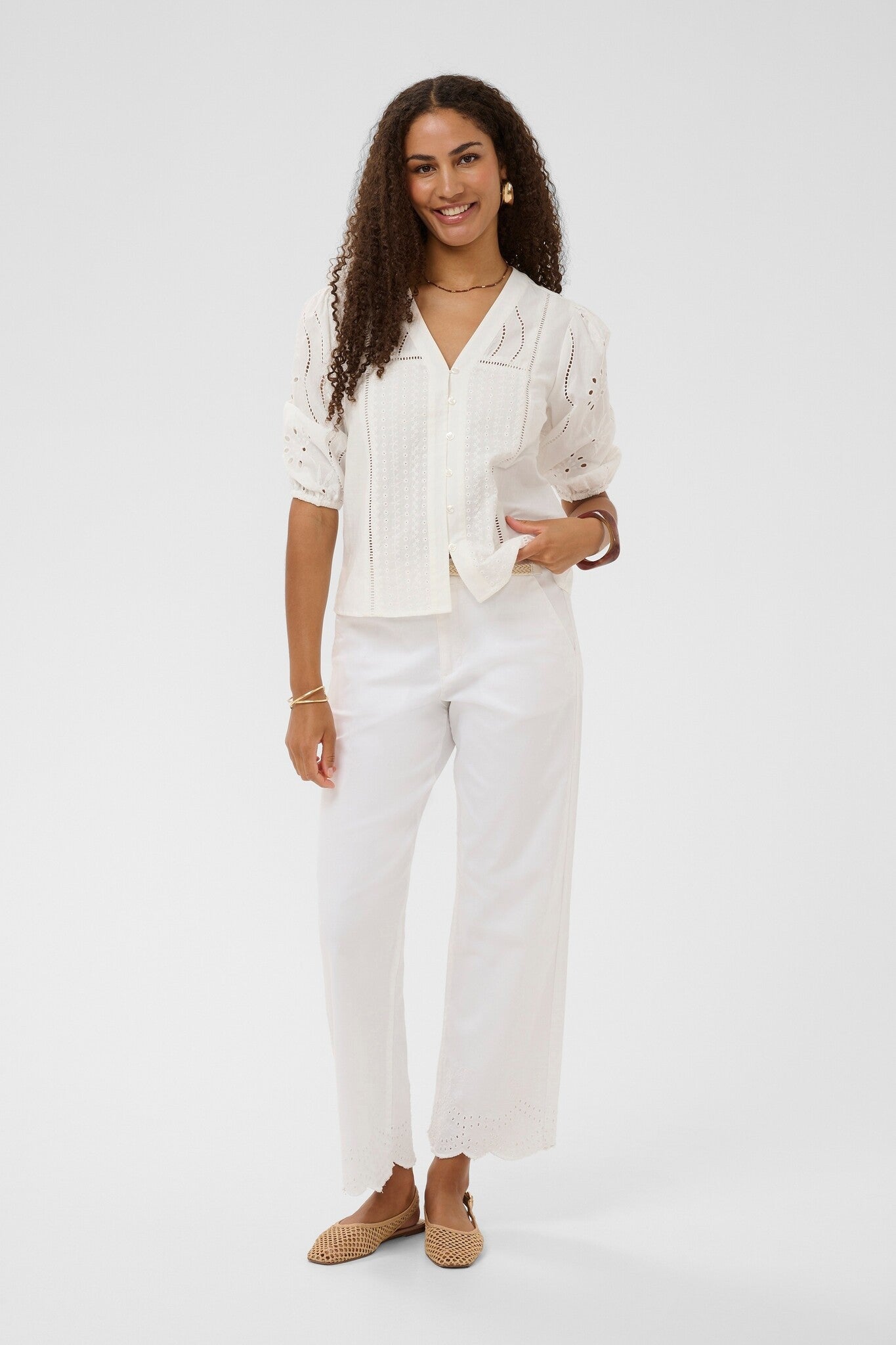 Cream | Signe Blouse | Snow White