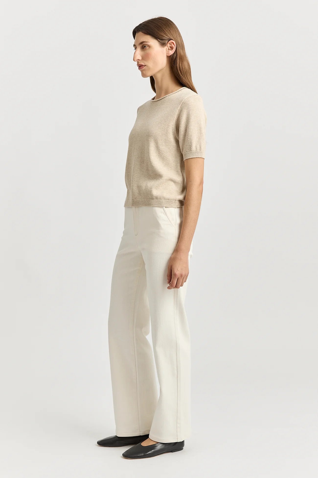 Toorallie | Short Sleeve Knit | Jute