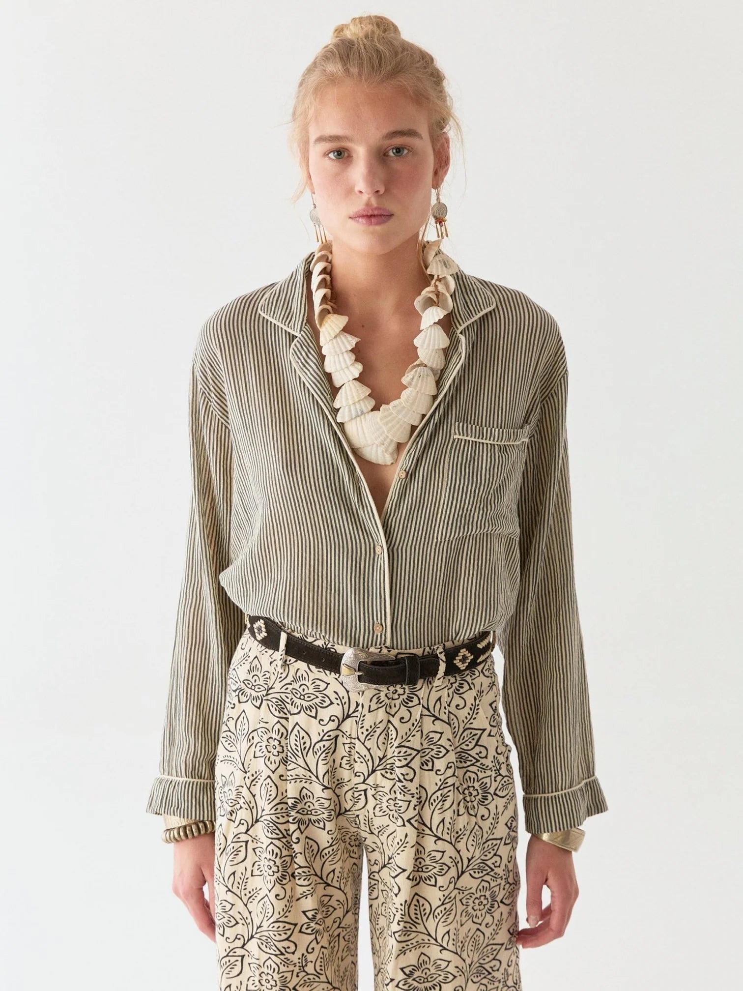 Maison Hotel | Dodo Blouse | Bidart Marine Stripe